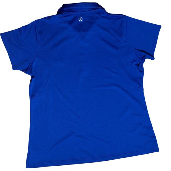 Antigua NBA Golden State Warriors Royal Blue Women's 2017 Champions Polo Shirt - Picture 3 of 7